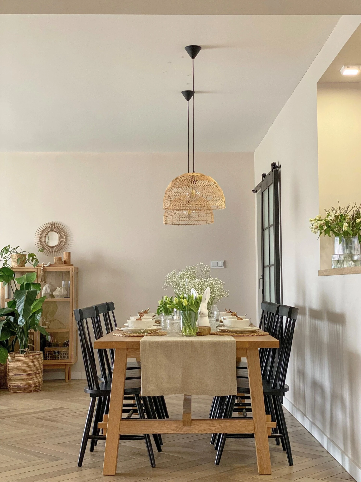 Riippuvalaisin Rottinki Luonnonväri SELENGE - Image 6