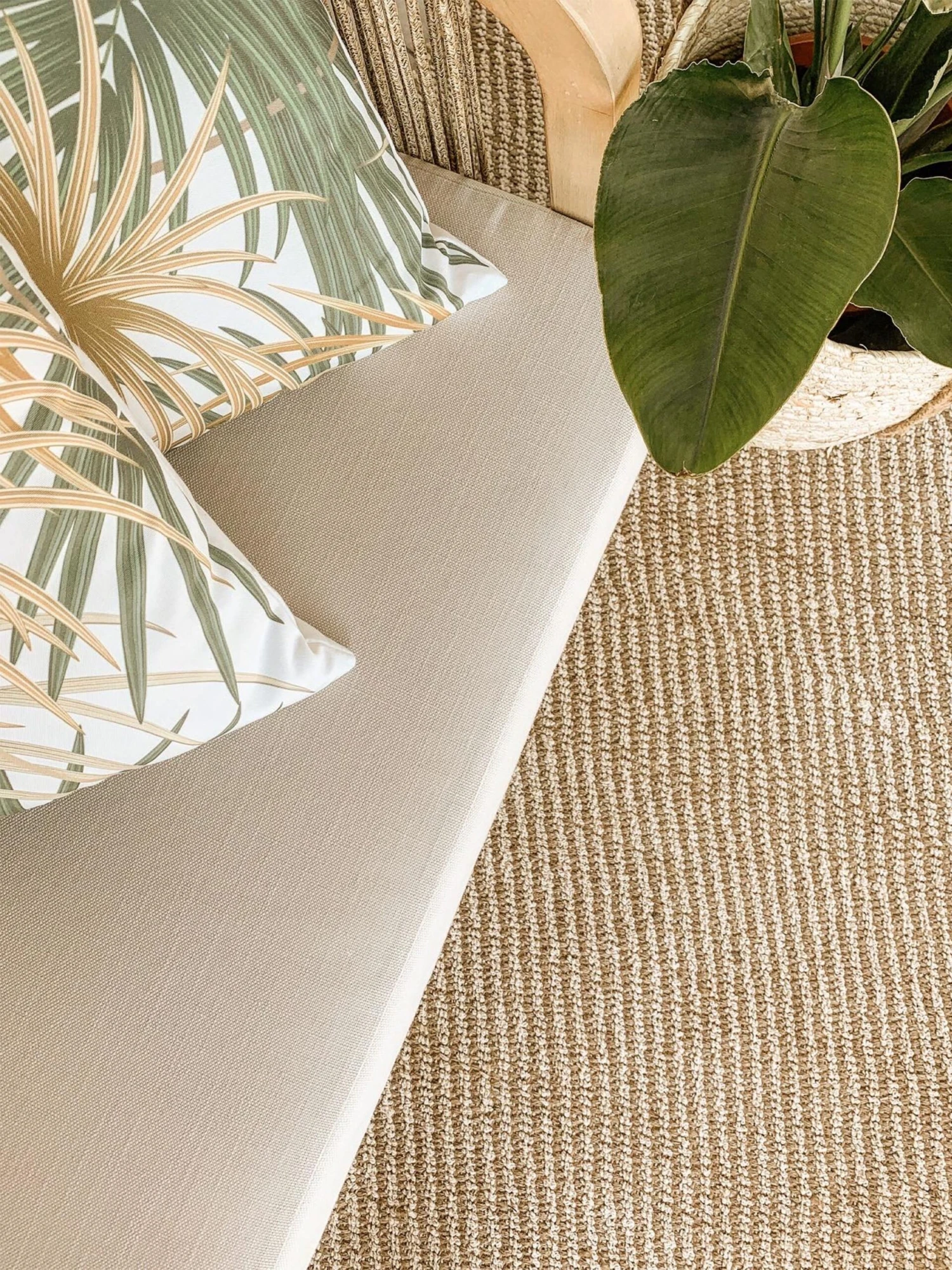 Matto Juutti Beige ALADAG Useita Kokoja - Image 4