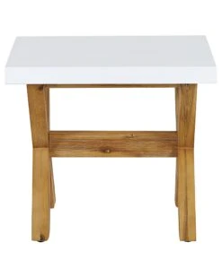 Jakkara Kuitusementti Valkoinen OLBIA -Beliani undef src sa picid 829712 type whitesh image