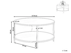 Sohvapöytä Lasitasolla Rauta Musta BIRNEY 15 Sohvapöytä Lasitasolla Rauta Musta BIRNEY -Beliani undef src sa picid 829976 type whitesh image