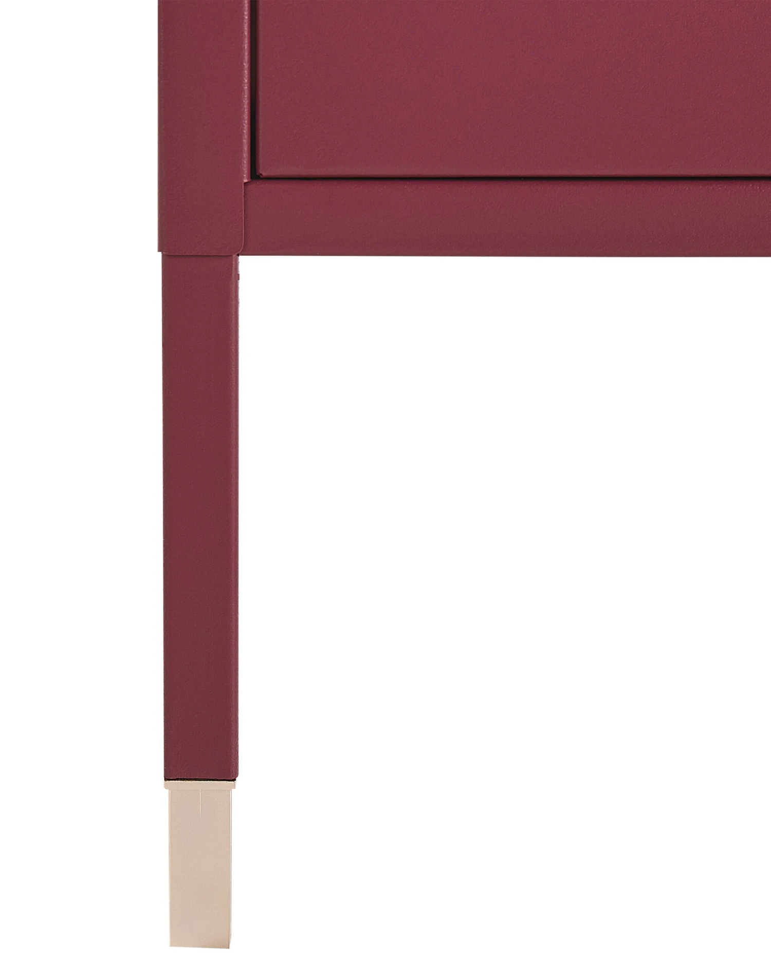 Yöpöytä Metalli Tummanpunainen 45 X 35 Cm OSSETT 8 Yöpöytä Metalli Tummanpunainen 45 X 35 Cm OSSETT - Image 8