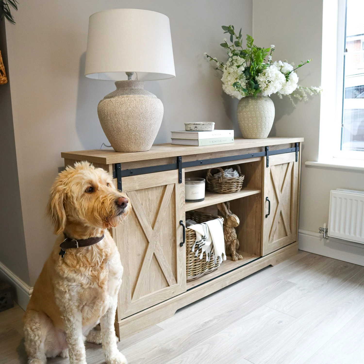 Sivupöytä Kaapeilla Puinen ULAN - Image 6