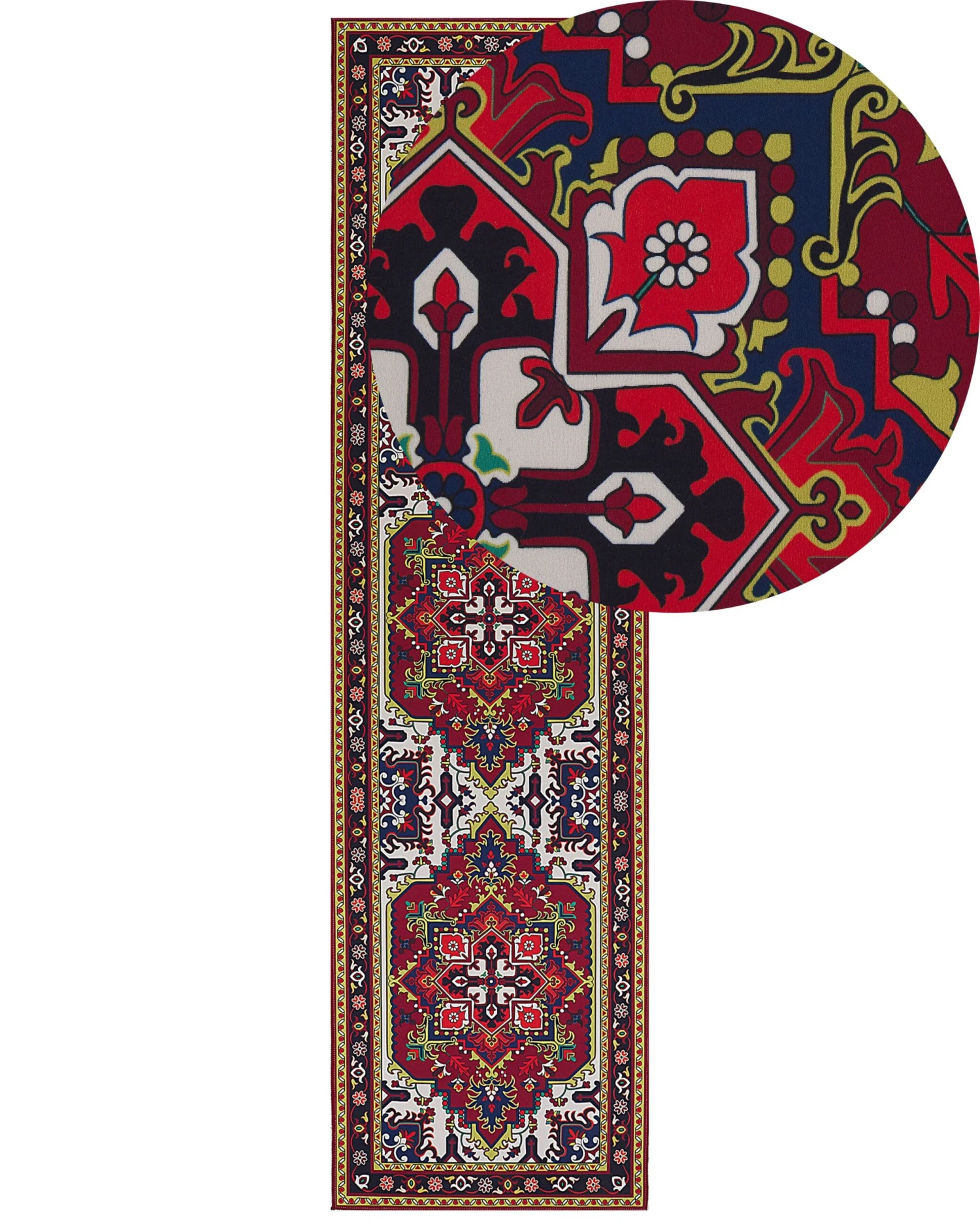 Matto Kangas Punainen COLACHEL Useita Kokoja 1 Matto Kangas Punainen COLACHEL Useita Kokoja