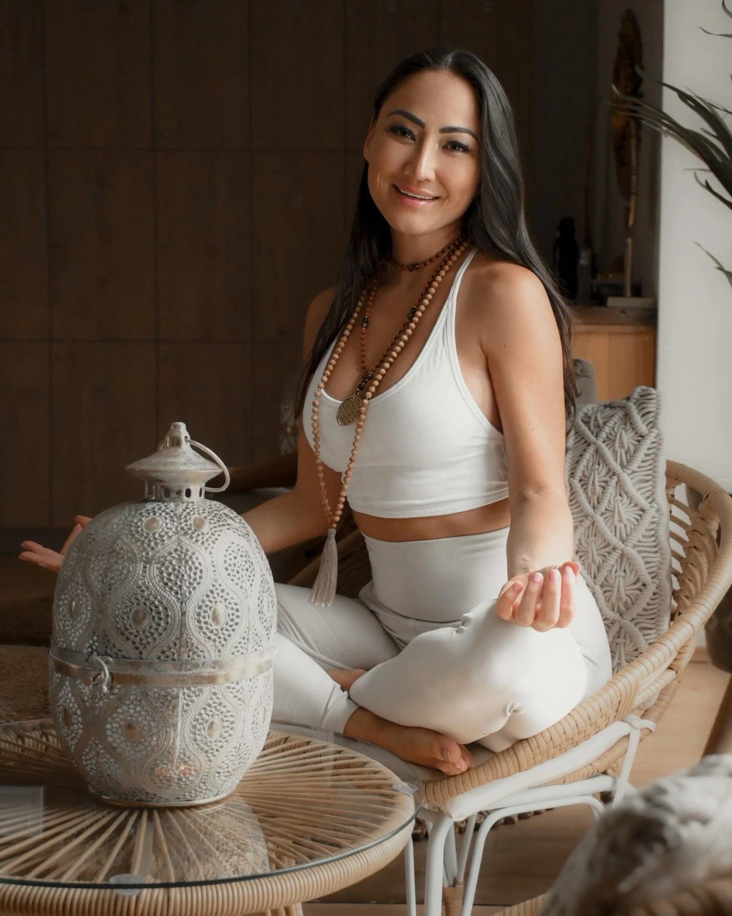 2-istuttava Bistrosetti Polyrottinki Luonnonväri/valkoinen PELLARO - Image 5