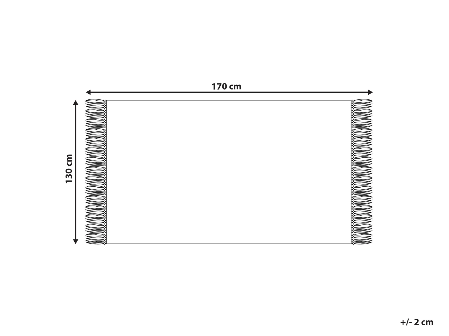 Huopa Beige/oranssi 130 X 170 Cm SALME - Image 7
