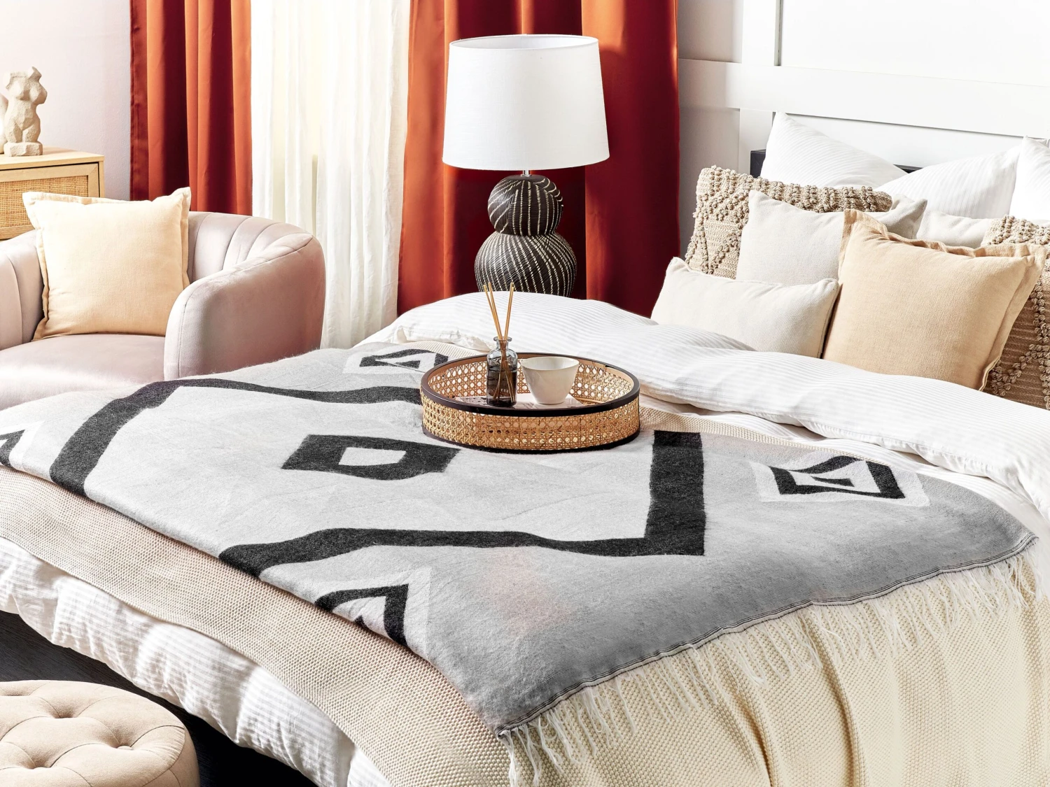 Viltti Akryyli Harmaa 130 X 170 Cm KATTIKE - Image 2