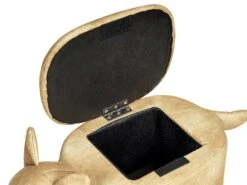 Eläinjakkara Sametti Säilytystila Oranssi FOX -Beliani undef src sa picid 836059 type whitesh image