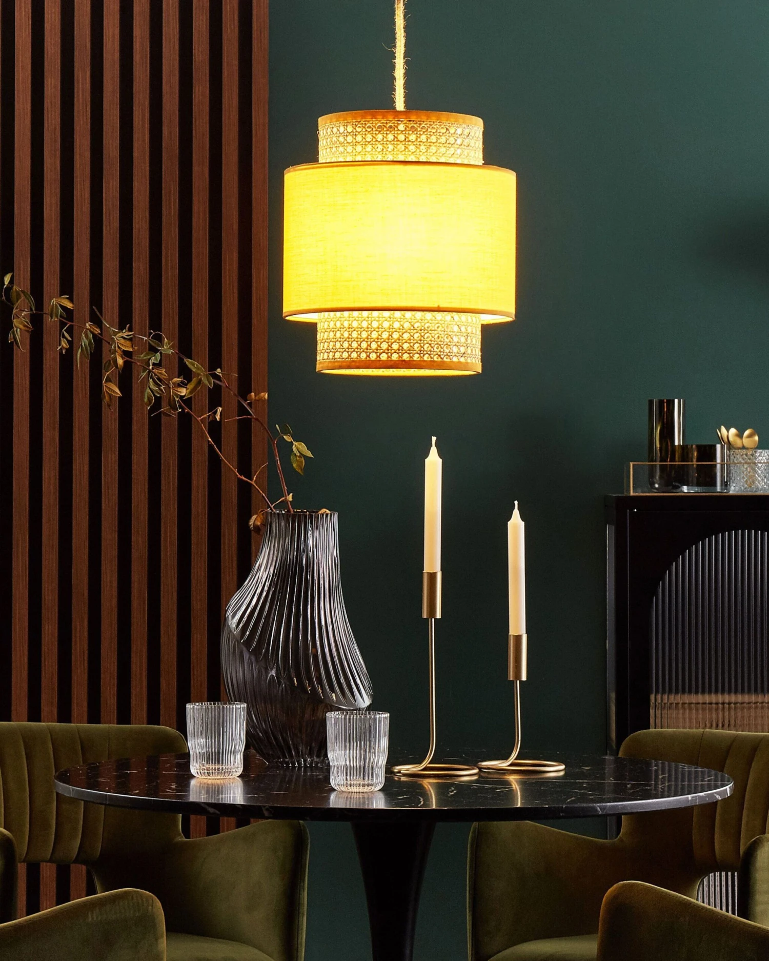 Riippuvalaisin Sinapinkeltainen/luonnonväri BOERI - Image 3