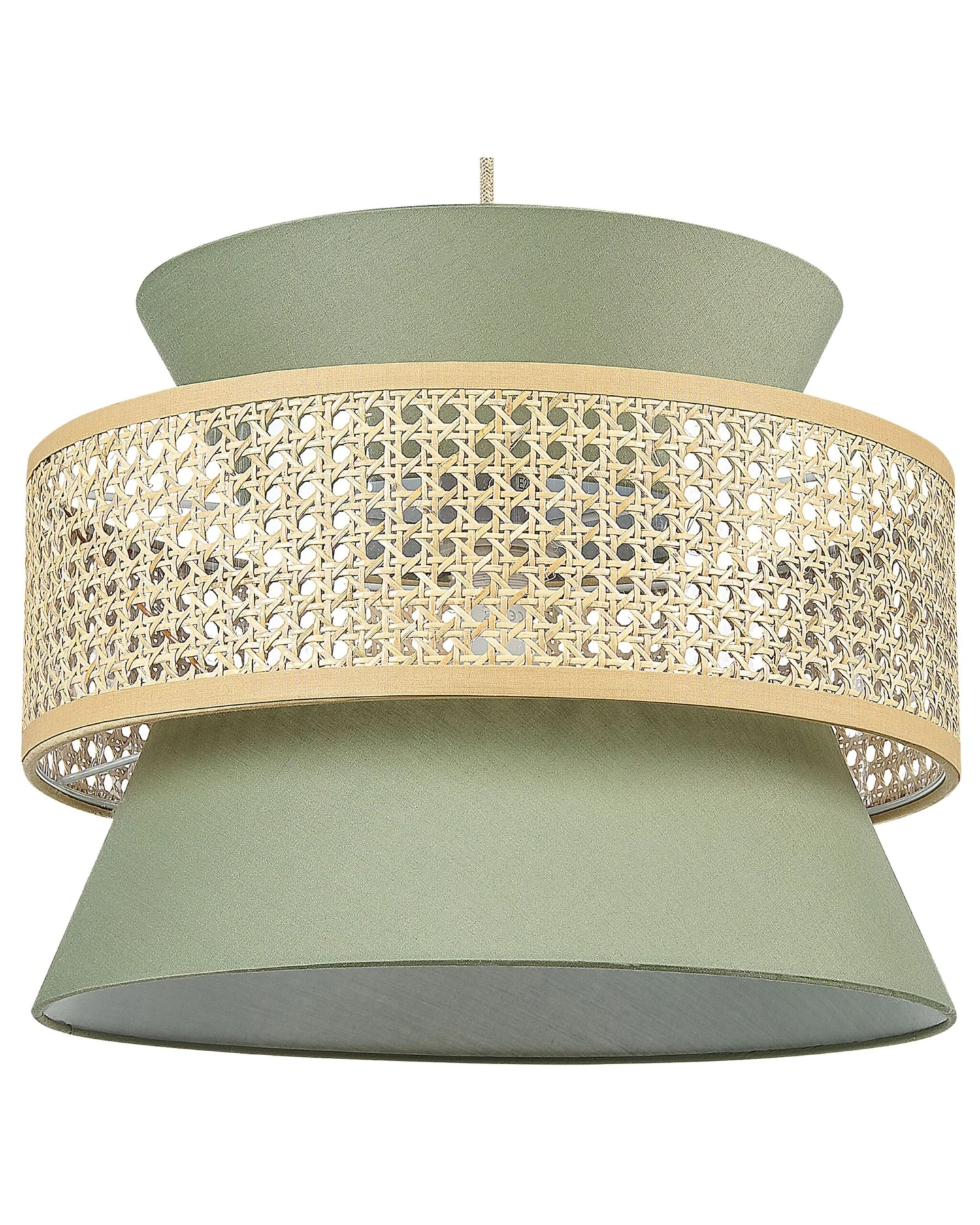 Riippuvalaisin Vaaleanvihreä/luonnonväri LUYANO 1 Riippuvalaisin Vaaleanvihreä/luonnonväri LUYANO