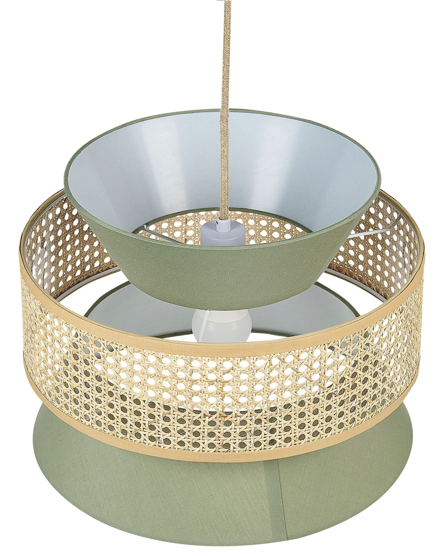 Riippuvalaisin Vaaleanvihreä/luonnonväri LUYANO 4 Riippuvalaisin Vaaleanvihreä/luonnonväri LUYANO - Image 4