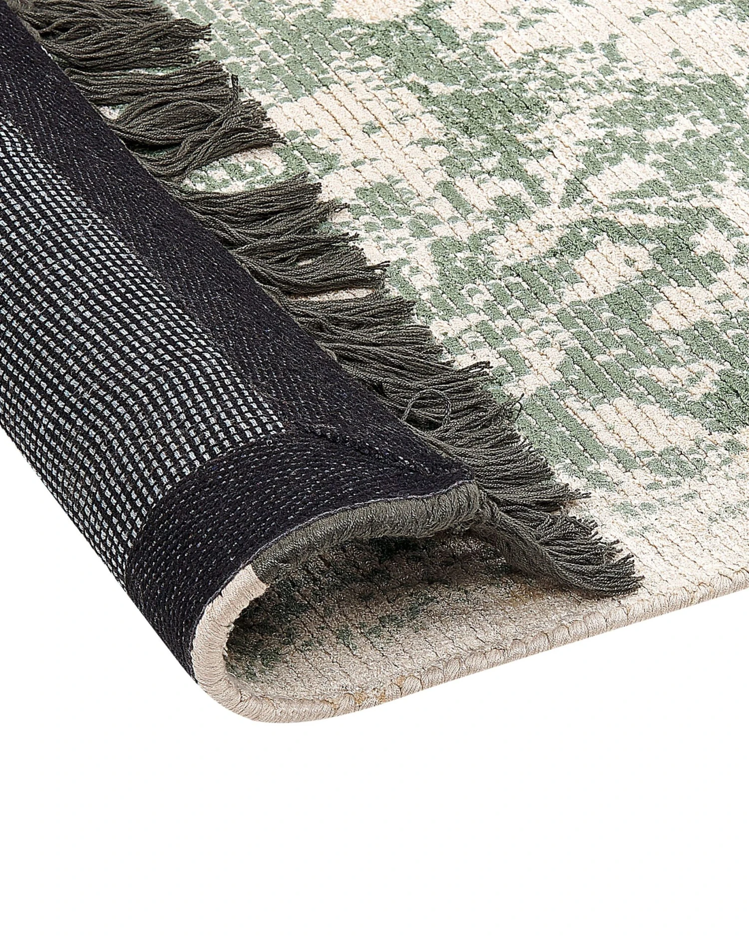 Matto Viskoosi Vihreä/beige AKARSU Useita Kokoja - Image 5