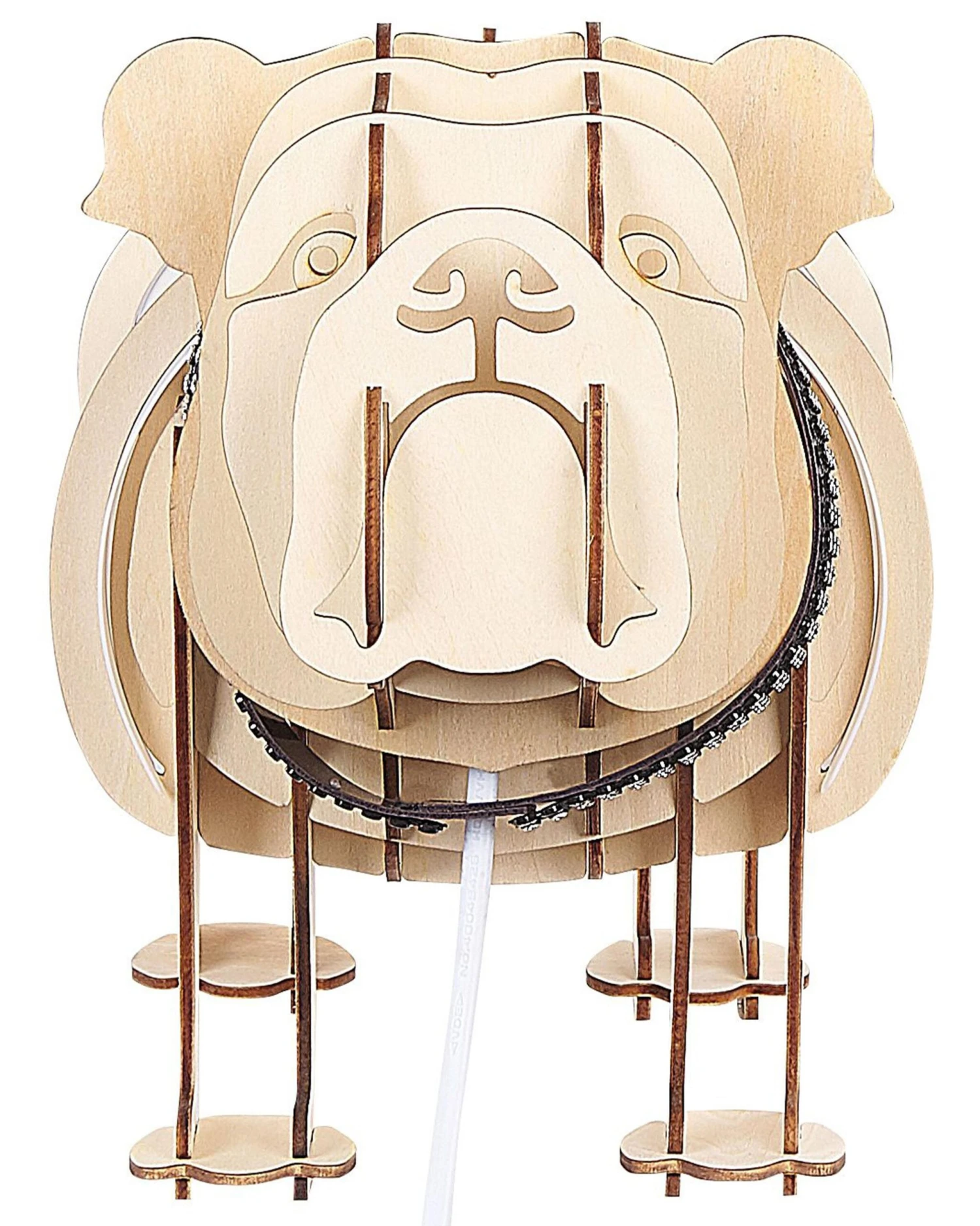 Pöytävalaisin Vaalea Puu DOUCE - Image 4