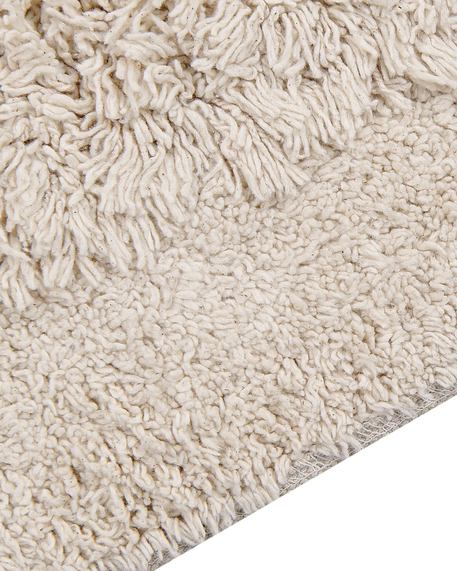 Matto Puuvilla Vaalea Beige BITLIS Useita Kokoja - Image 6