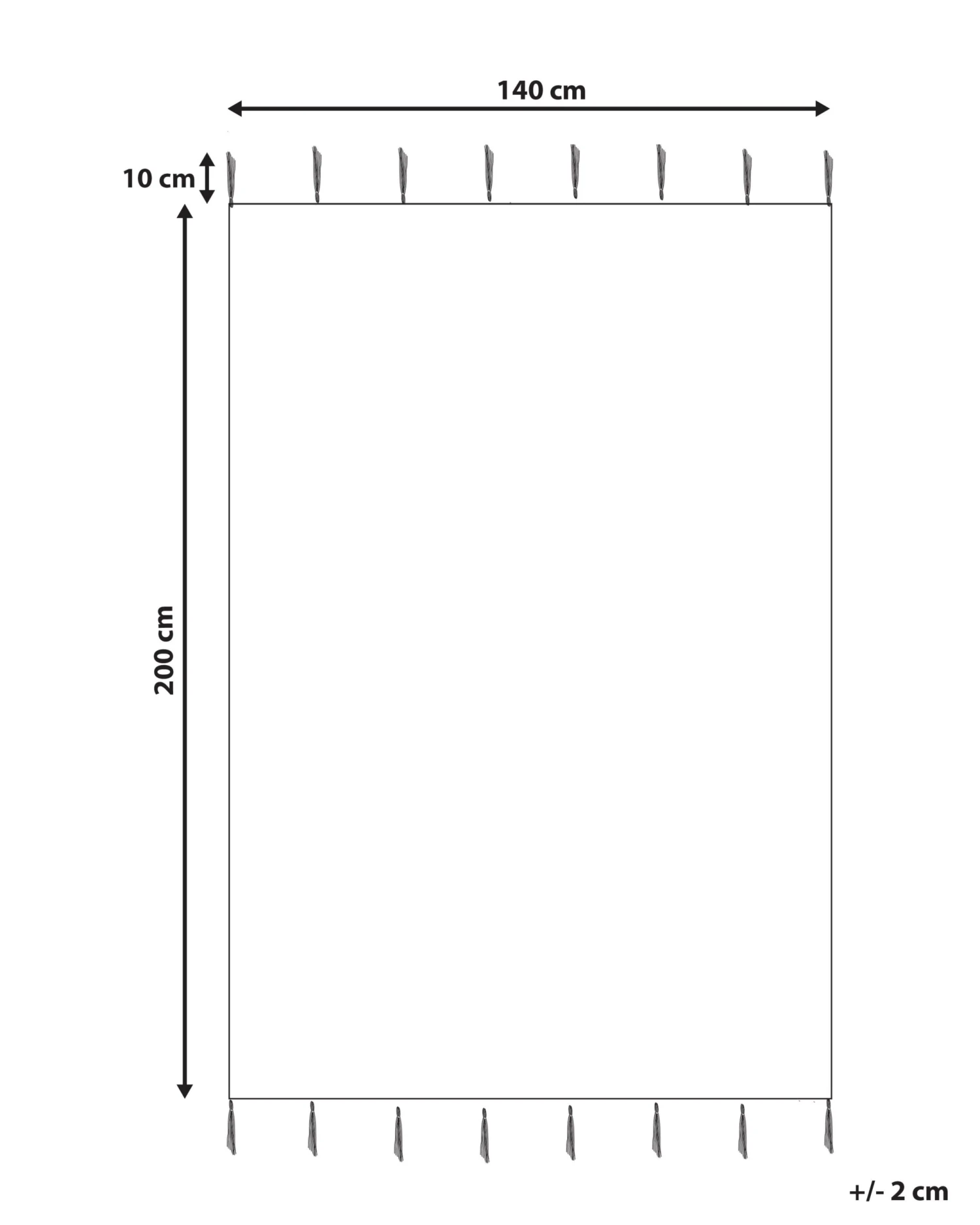 Matto Puuvilla Vaalea Beige BITLIS Useita Kokoja - Image 7