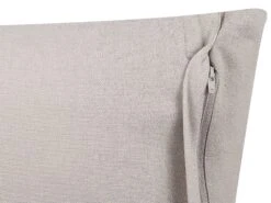 Koristetyyny Puuvilla Harmaa/beige 35 X 35 Cm OCIMUM -Beliani undef src sa picid 839028 type whitesh image