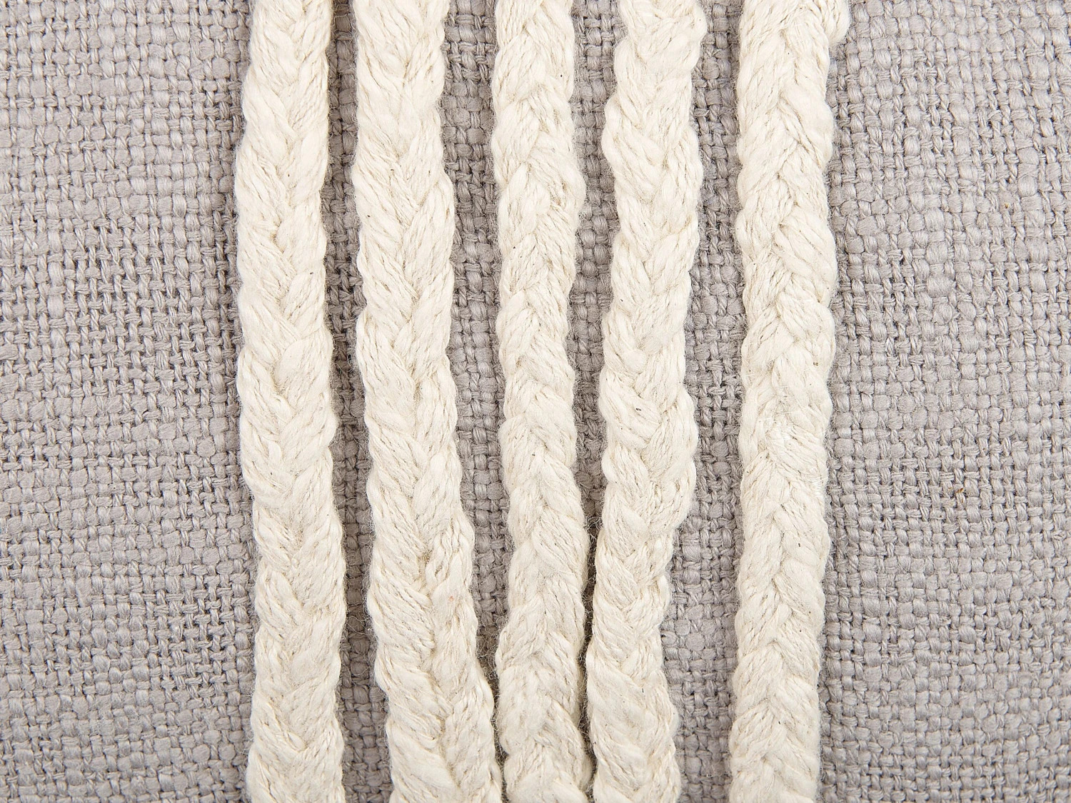 Koristetyyny Puuvilla Harmaa/beige 35 X 35 Cm OCIMUM - Image 5