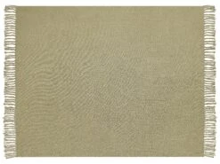 Huopa Puuvilla Oliivinvihreä 125 X 150 Cm YARSA -Beliani undef src sa picid 839742 type whitesh image