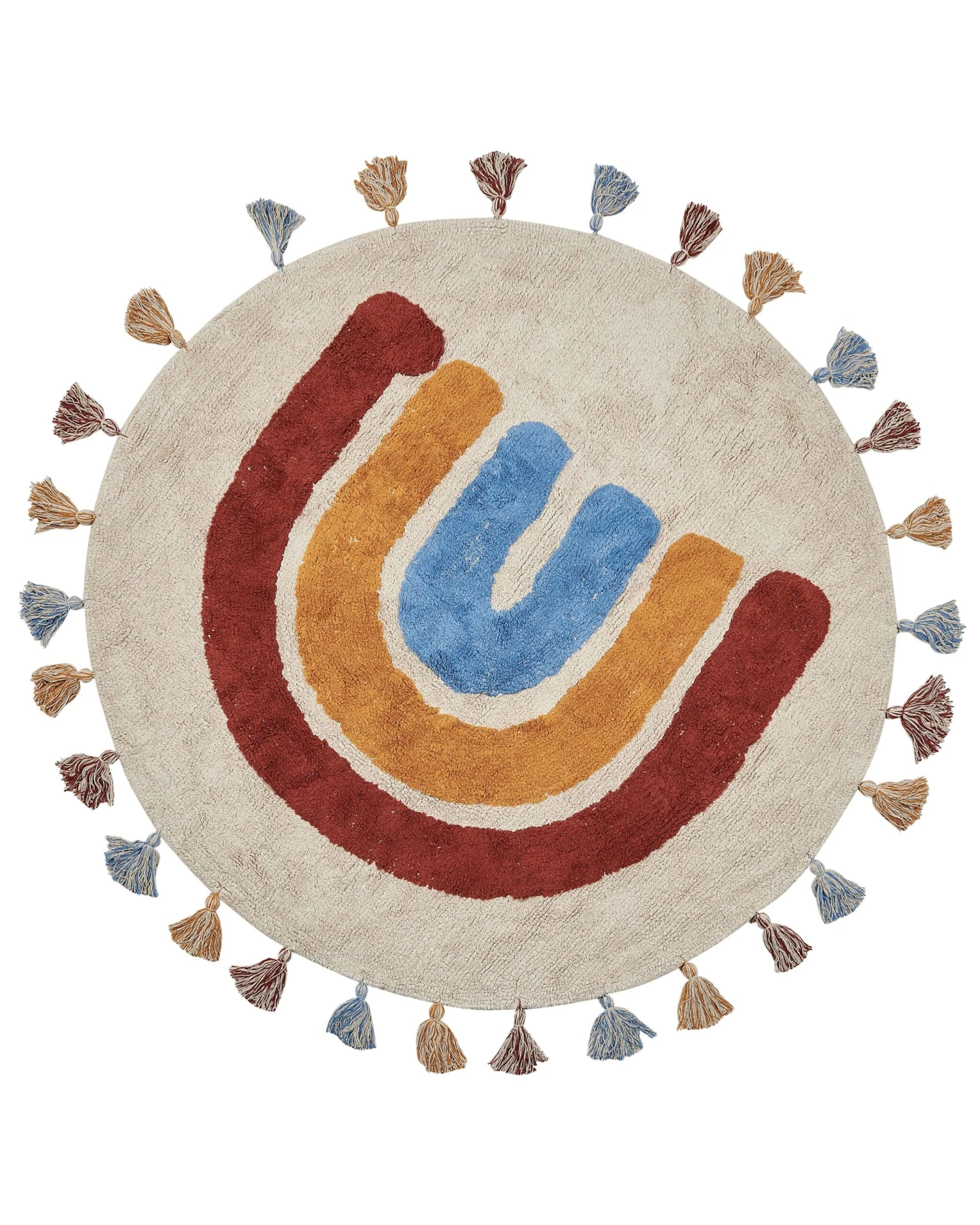 Matto Puuvilla Monivärinen ø 120 Cm YAGCI