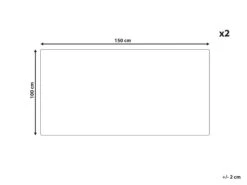 Pyyhesetti Puuvilla Hiekanruskea 2 Kpl MITIARO -Beliani undef src sa picid 841775 type whitesh image