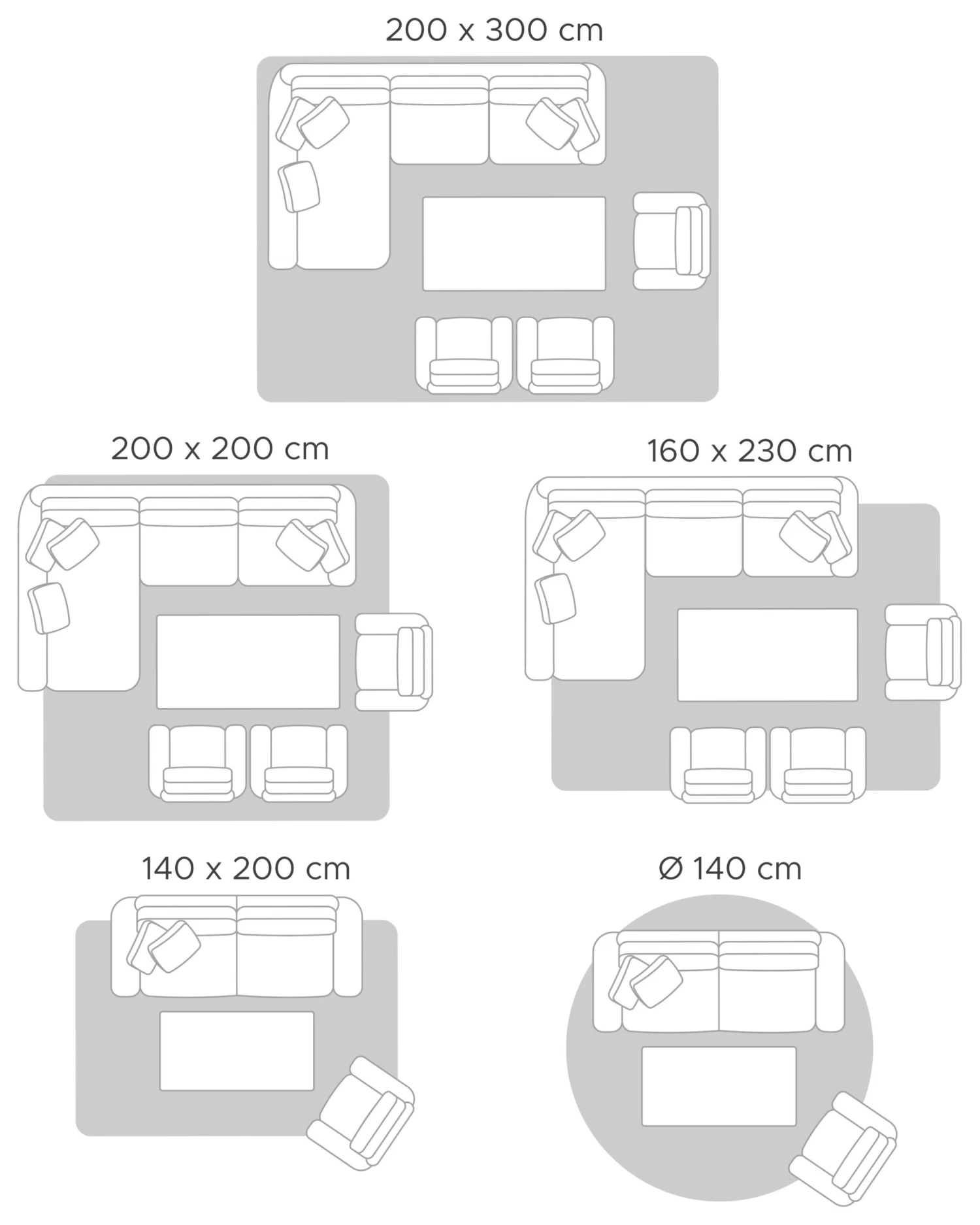 Matto Viskoosi Vihreä/beige AKARSU Useita Kokoja - Image 7