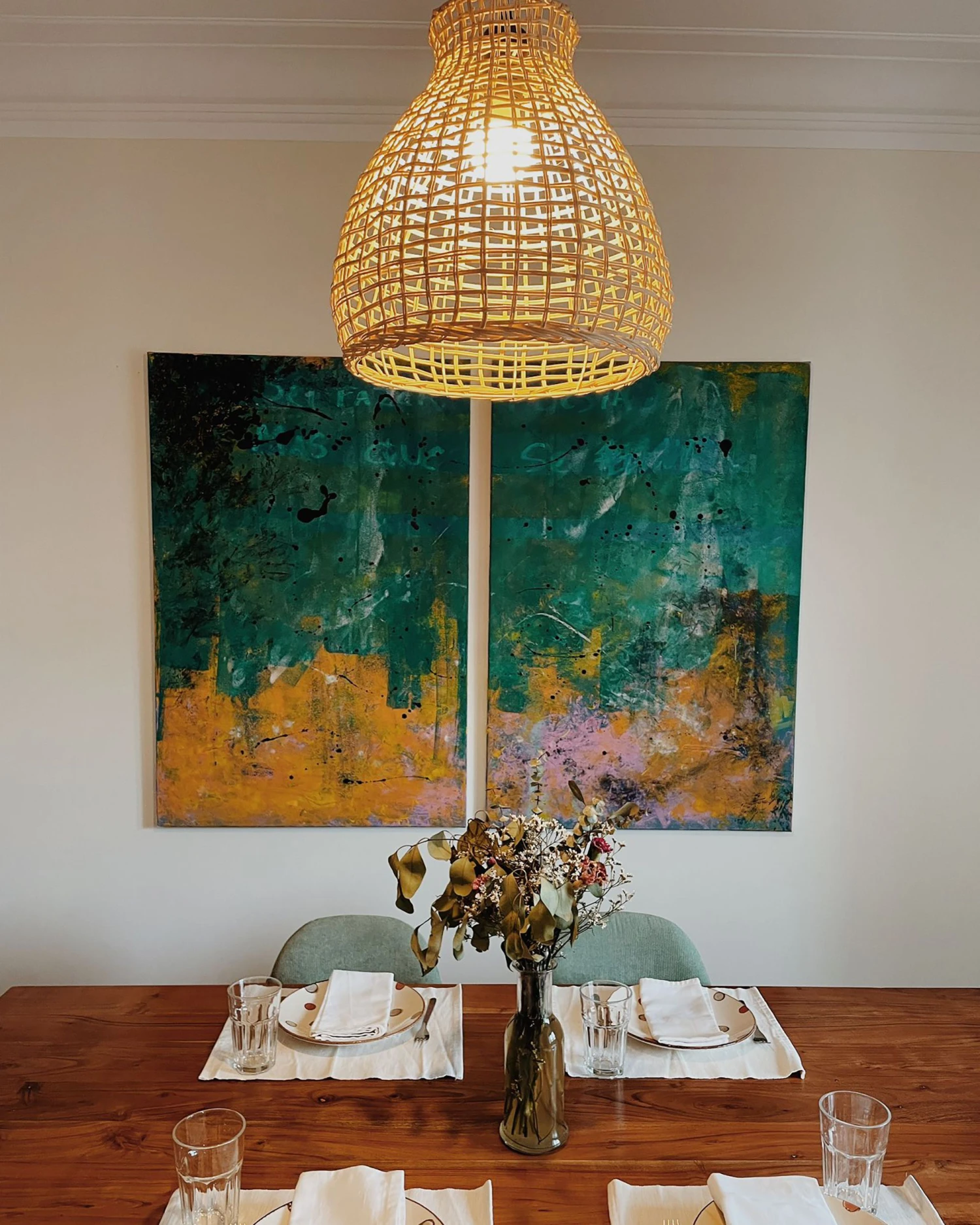 Riippuvalaisin Rottinki Luonnonväri SAKENI - Image 3