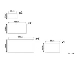 Pyyhesetti Puuvilla Laivastonsininen 9 Kpl ATIU 9 Pyyhesetti Puuvilla Laivastonsininen 9 Kpl ATIU -Beliani undef src sa picid 843372 type whitesh image