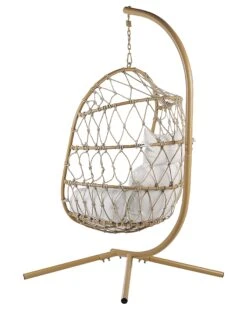 Riipputuoli Jalustalla Teräs Beige ADRIA 14 Riipputuoli Jalustalla Teräs Beige ADRIA -Beliani undef src sa picid 844394 type whitesh image