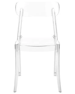 Tuoli Muovi Kirkas 2 Kpl COVINGTON -Beliani undef src sa picid 844632 type whitesh image