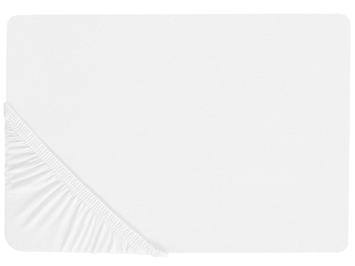 Puuvillalakana Muotoonommeltu Valkoinen JANBU Useita Kokoja