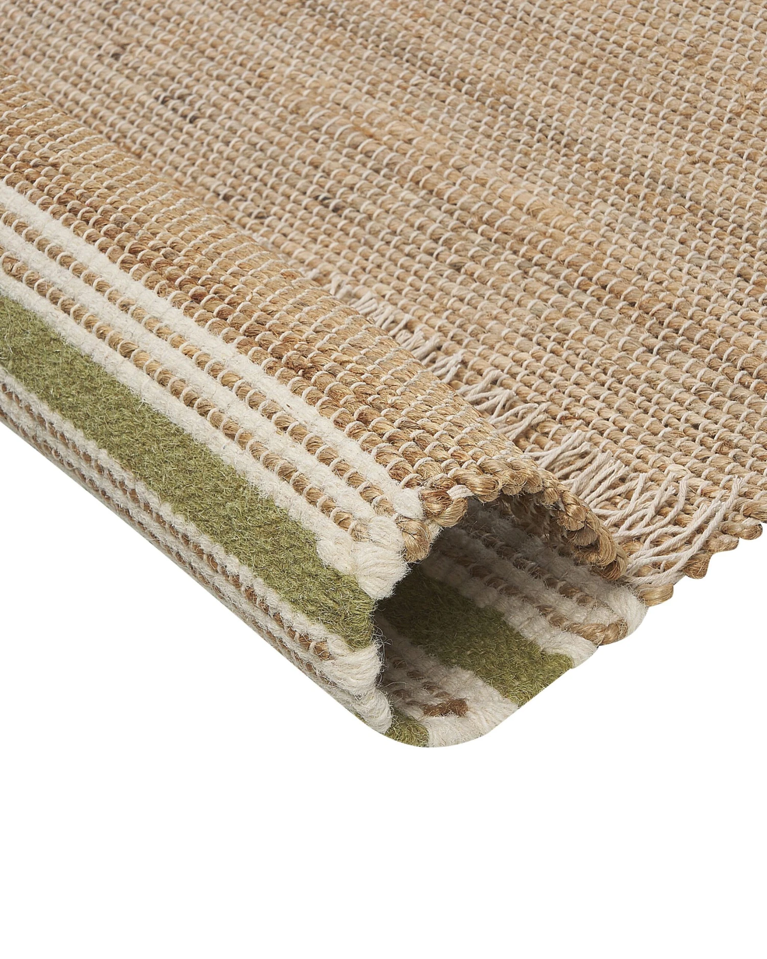 Matto Juutti Beige/vihreä MIRZA Useita Kokoja - Image 5