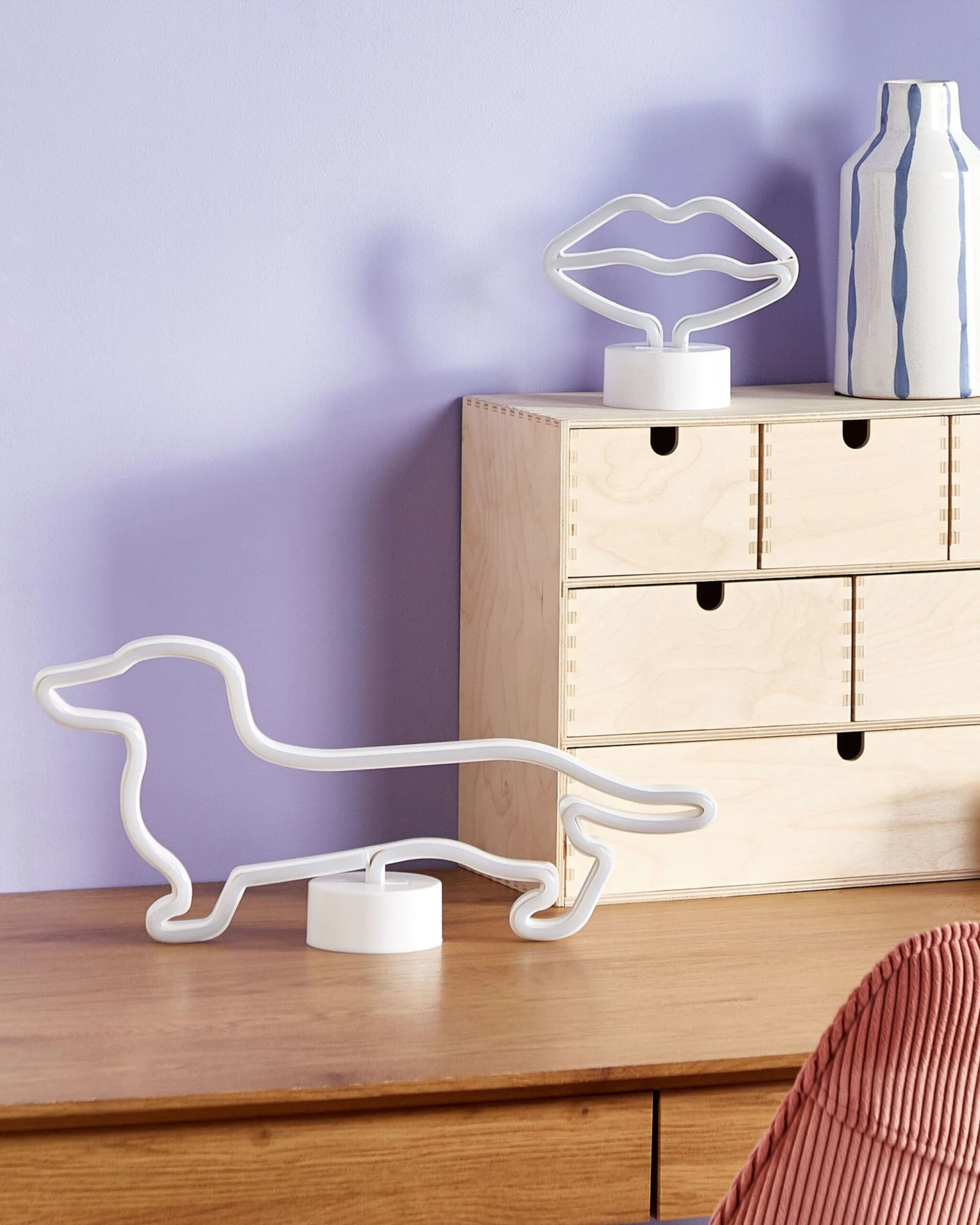 LED-neonvalaisin Koira Sininen FRANCIS - Image 3