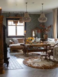 Matto Juutti Beige ø 135 Cm GERDEK 10 Matto Juutti Beige ø 135 Cm GERDEK -Beliani undef src sa picid 849582 type whitesh image