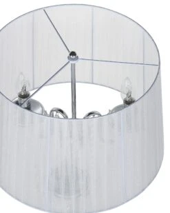 Lattiavalaisin 3 Polttimoa Metalli Valkoinen EVANS -Beliani undef src sa picid 850433 type whitesh image