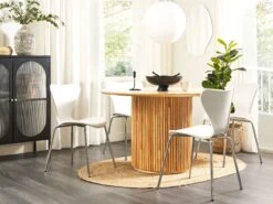 Tuoli Muovi Valkoinen 2 Kpl BOONVILLE -Beliani undef src sa picid 850798 type whitesh image