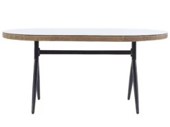 6-istuttava Ulkoruokailuryhmä Polyrottinki Pastellipinkki ALIANO II -Beliani undef src sa picid 851402 type whitesh image