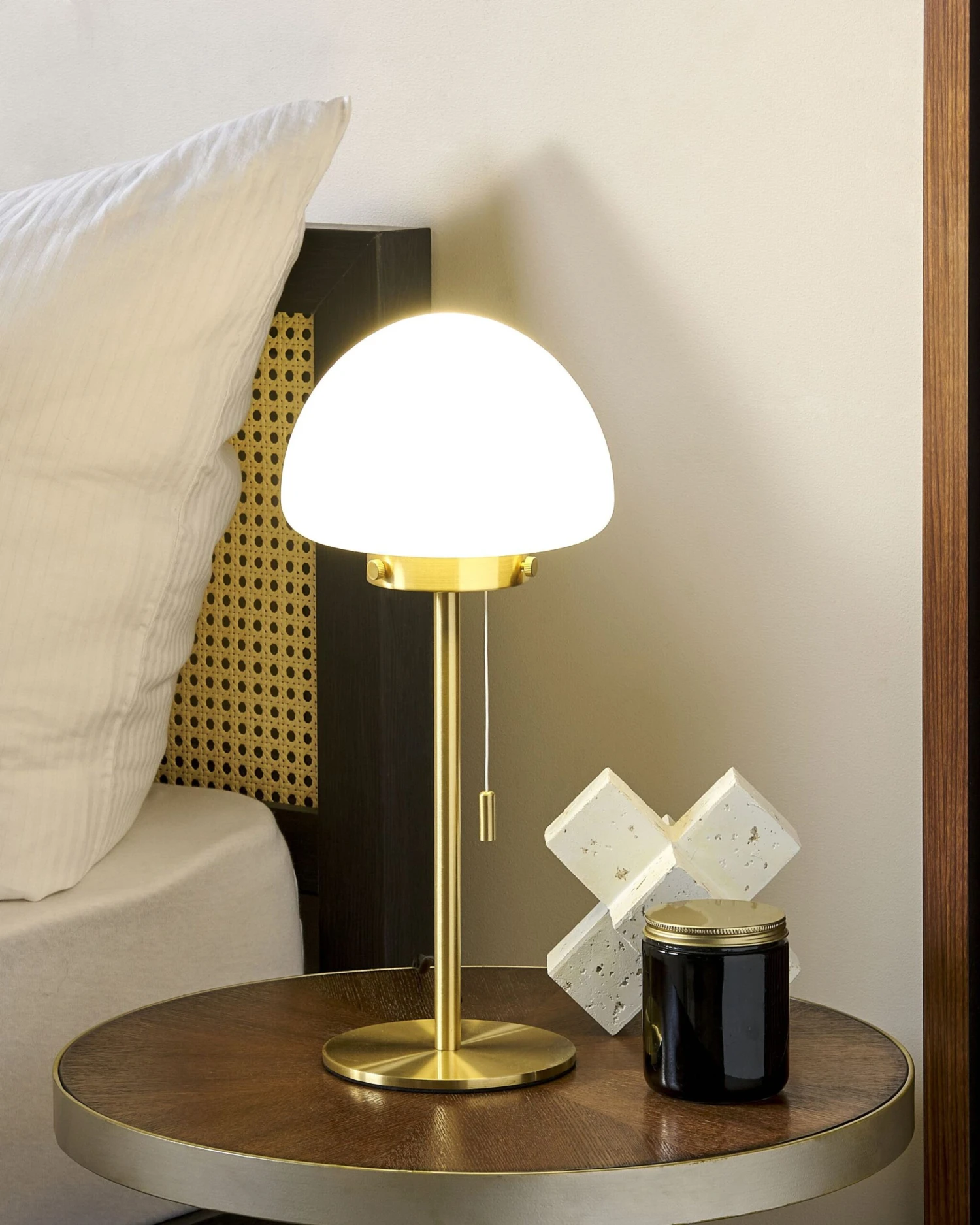 Pöytävalaisin Lasi Kulta MORUGA - Image 2