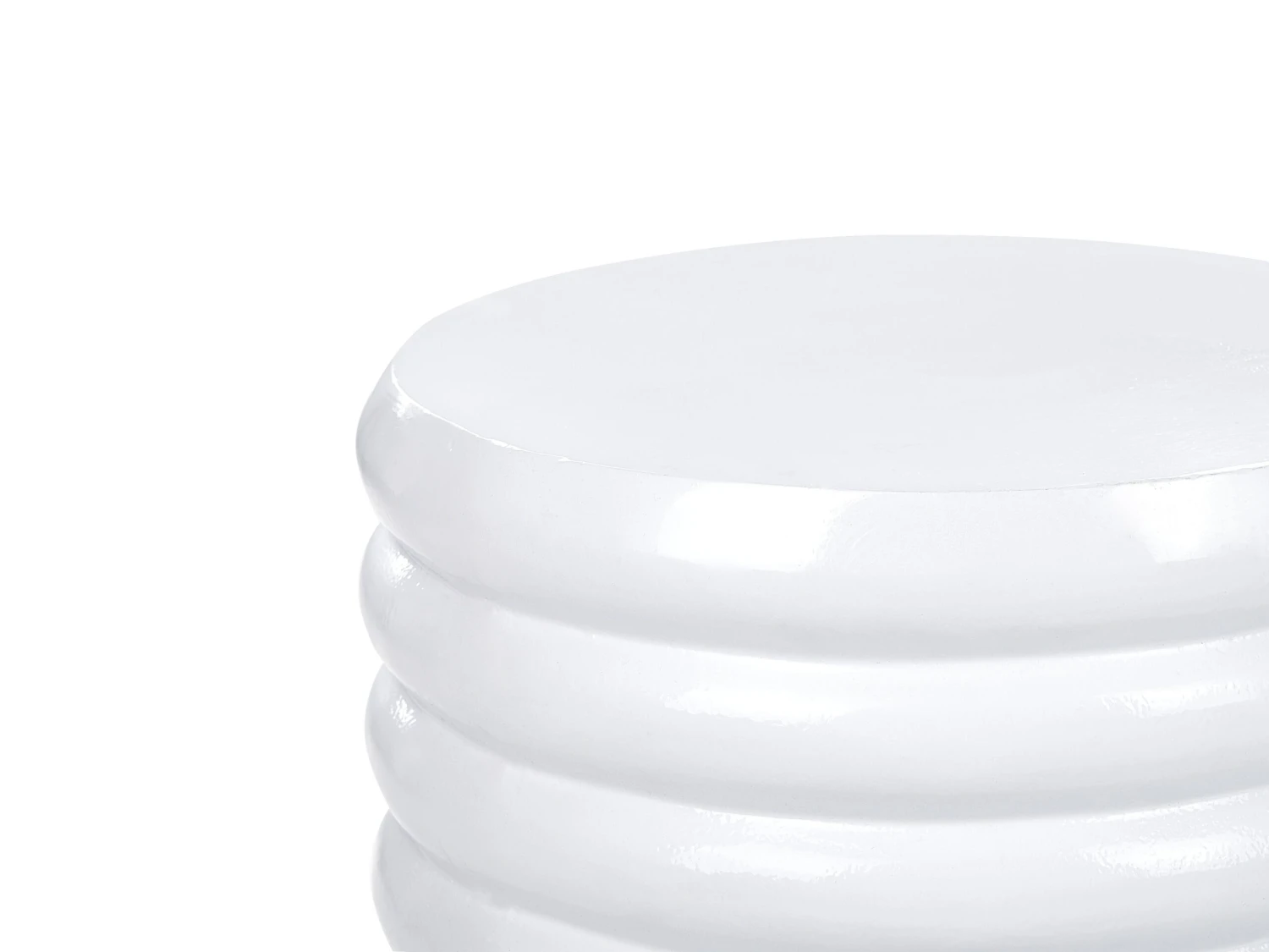 Sivupöytä Alumiini Valkoinen/musta KIKIWA - Image 3